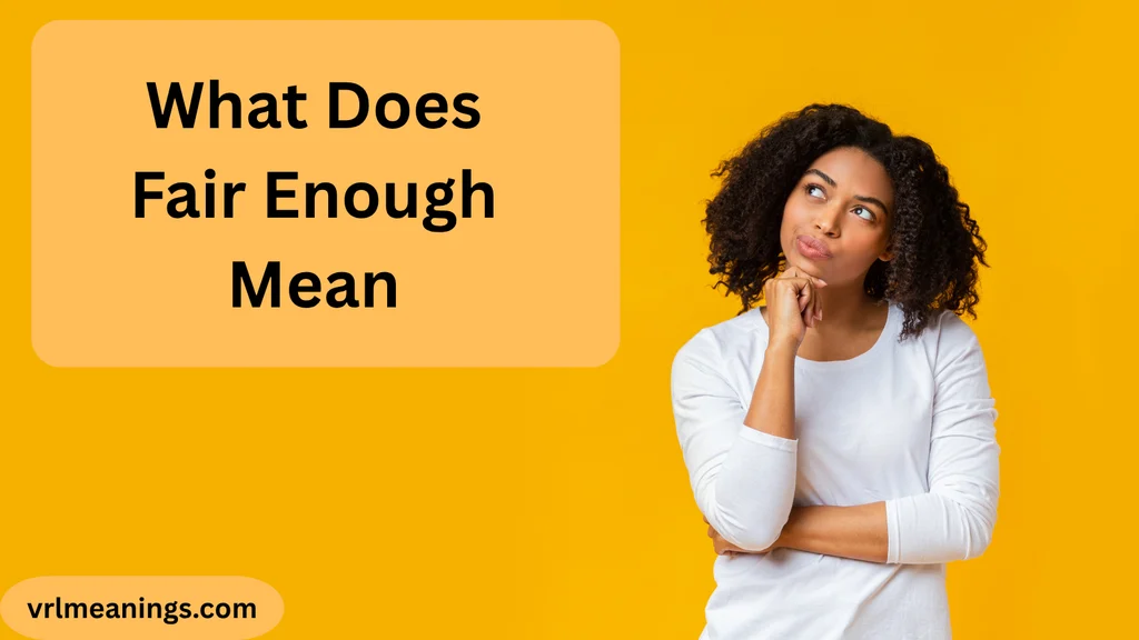 What Does Fair Enough Mean? Definition, Examples, and How to Use It